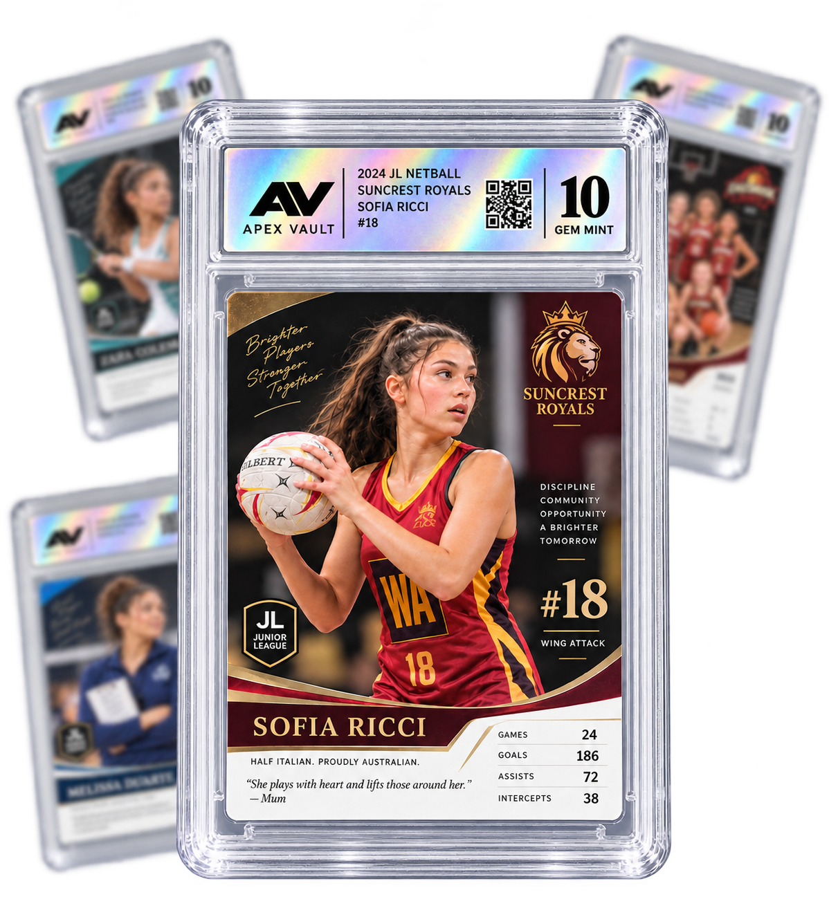 Apex Vault premium collector card spotlight